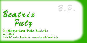 beatrix pulz business card